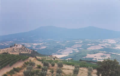 Vista da Sant'Antimo